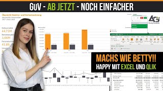 Gewinn und Verlustrechnung mit Excel und Qlik Sense [upl. by Akcirderf]