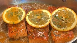 How to make Orange marmalade Glazed salmon [upl. by Adnamma]