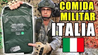 Probando COMIDA DE SUPERVIVENCIA MILITAR de ITALIA [upl. by Tani]