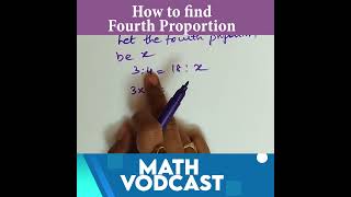 How to find fourth Proportion  Maths ICSE  CBSE Maths [upl. by Eak]