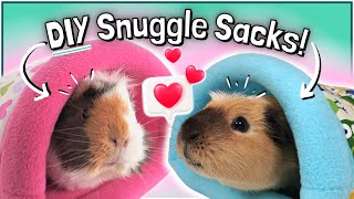 How to Make Your Own Guinea Pig Snuggle Sacks Tutorial and Sewing Pattern [upl. by Nosyerg]