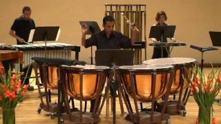 Concerto for Timpani and Percussion Ensemble 2 Player Edwin Tovar México [upl. by Einon]