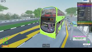 Promoted to SBC1 and now back RBST  Kampong Kayu SG5402J Volvo B9TL Batch 4 on service 803 [upl. by Raimes376]