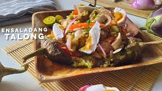 Ensaladang Talong Recipe  Filipino Grilled Eggplant Salad Recipe [upl. by Lali]