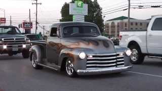 Mid America Street Rod Nationals Evening Cruising Part 1 [upl. by Nevile991]