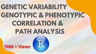 Genetic Variability and Association analysis in R [upl. by Atlanta]