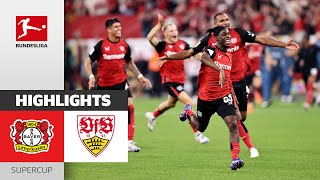 New Season Same Leverkusen  Bayer Leverkusen  VfB Stuttgart 43 P  Long Highlights  Supercup [upl. by Nnarual]