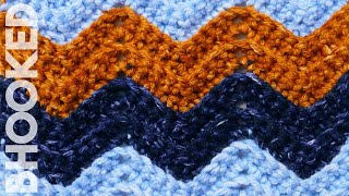 How to Crochet the Chevron Stitch [upl. by Ahsenek876]