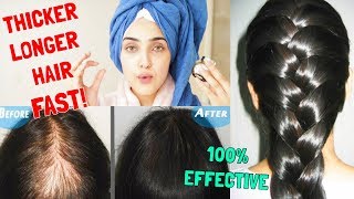 7 Days Extreme Hair Growth Challenge 2024  Grow Your Hair Faster Thicker amp Longer in 7 Days❤️ [upl. by Eillod402]