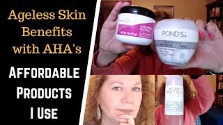 Alpha Hydroxy Acid Benefits for AntiAging  What is AHA  Products Than I Use [upl. by Ecreip71]