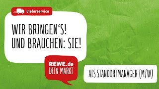 Arbeiten bei REWE Standortmanagerin beim Lieferservice [upl. by Gowon]