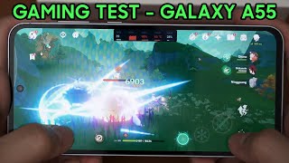 Gaming test  Samsung Galaxy A55 with Exynos 1480 [upl. by Terrej936]