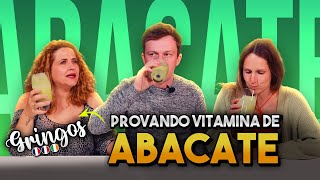 GRINGOS PROVANDO VITAMINA DE ABACATE 🥑 [upl. by Novyaj206]