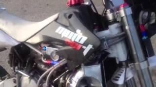 Tomoz 150cc turbo turbo pit bike turbo motovert turbo thumpster [upl. by Epolenep]