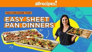 3 Easy Sheet Pan Dinners To Feed The Whole Family  Allrecipes [upl. by Linnea]