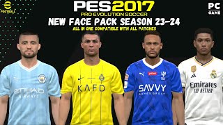 PES 17 Mega Face Pack Season 2324  2023 [upl. by Kennett]