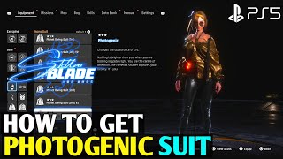 How to Get Photogenic Suit STELLAR BLADE Photogenic Suit  Suits Stellar Blade Photogenic Costume [upl. by Akener]