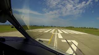 Wideroe Dash 8 Q400 landing Debrecen Hungary [upl. by Faro]