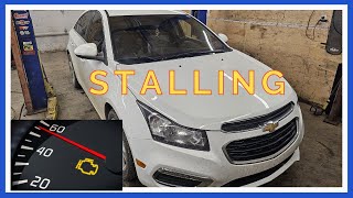 FIXED 14 Turbo Chevy Cruze Stalling at stops P0496 [upl. by Rebmat]