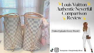 My Authentic Neverfull vs Old Cobbler Neverfull AMAZING Comparison 👀  Bougie Diva [upl. by Nrobyalc837]