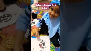 keterampilan finger Painting dan kolase kura kura PAUD Muthmainnah [upl. by Anilejna]