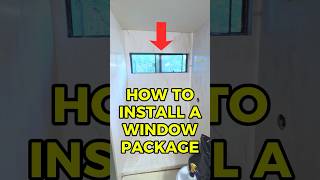 How to Install a Window Package  American Home Remodeling [upl. by Three341]