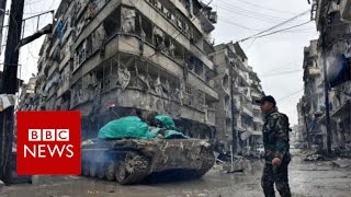 Aleppo Hopes of safe passage for civilians are shattered  BBC News [upl. by Griselda639]