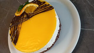 cheesecake allarancia e al cioccolato con pochi e semplici ingredienti e facile da preparare [upl. by Thebault248]