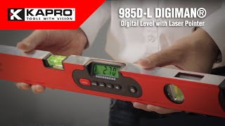 985DL DIGIMAN®  Digital Level with Laser Pointer [upl. by Germann]