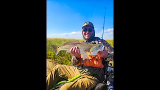 Kayak Fishing for Redfish in Matagorda Texas [upl. by Nylde]