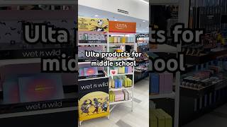 Ulta favs for middle school✏️ ultabeauty ultahaul beautyshorts beauty skincare backtoschool [upl. by Pogah]