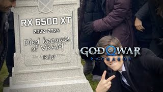 God of War Ragnarok on RX 6500 XT 4GB [upl. by Akemit]