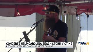 ‘We take care of each other’ Carolina Beach concerts help residents still recovering from storm [upl. by Attenahs706]