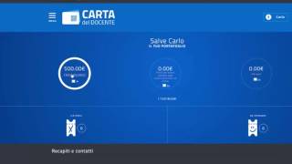 Videotutorial sulluso della carta del docente [upl. by Aivyls]