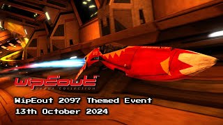 WipEout Omega Collection  WipEout 2097 Themed Event  13th October 2024 [upl. by Anoid860]