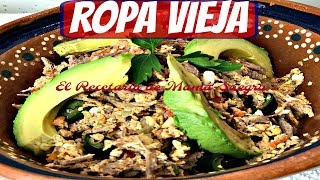 ROPA VIEJARECETA FAMILIARESTILO VERACRÚZDELICIOSA [upl. by Nazus134]