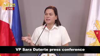 VP Sara Duterte press conference  December 11 2024 [upl. by Parnell208]