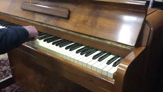 Kemble minx walnut piano [upl. by Reivilo]