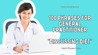 Medical English 100 Useful Phrases for General Practitioner  All Medical Professional Should Know [upl. by Raynold]