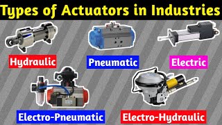 Types of Actuators in Industries । Pneumatic Vs Electro Pneumatic Actuators [upl. by Rolando949]