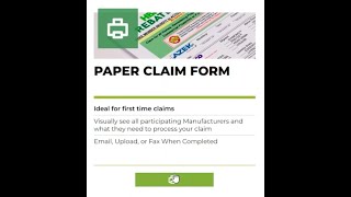 Paper Claim Form Tutorial [upl. by Nikal]