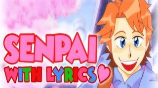 FNF Senpai Anime Opening with lyrics Walkthrough [upl. by Noach249]