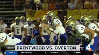 TDF Week 6 Brentwood 38 Overton 0 [upl. by Wilber]