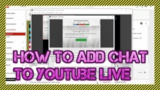 How To Add A Transparent Chat Overlay to YouTube Live Streams Using OBS [upl. by Nylorac]