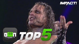 Jeff Hardys 5 CRAZIEST Swanton Bombs in IMPACT Wrestling  GWN Top 5 [upl. by Nna]