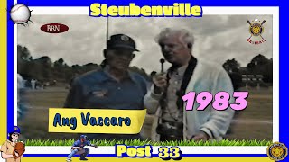 1983 ⚾ Interview w Ang Vaccaro  Grand Opening Vaccaro Field Steubenville OH [upl. by Aynat832]