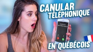 PIÉGER DES FRANÇAIS EN QUÉBÉCOIS et je trouve lamour Canular téléphonique  DENYZEE [upl. by Auqinehs]