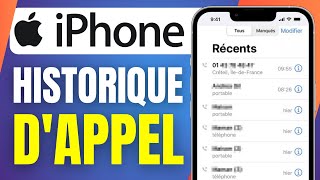 Comment Voir Son Historique Dappel Sur Iphone  En 2024 [upl. by Holloway890]