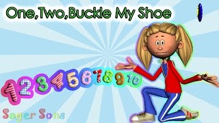 One Two Buckle My Shoe  The Numbers Song  Nursery Rhyme [upl. by Ikkela]