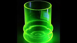 Playing with uranium glass [upl. by Ornie]